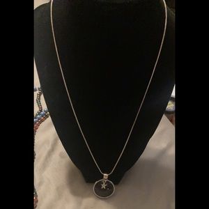 Onyx constellation necklace
